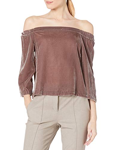 Velvet Off-The-Shoulder Top