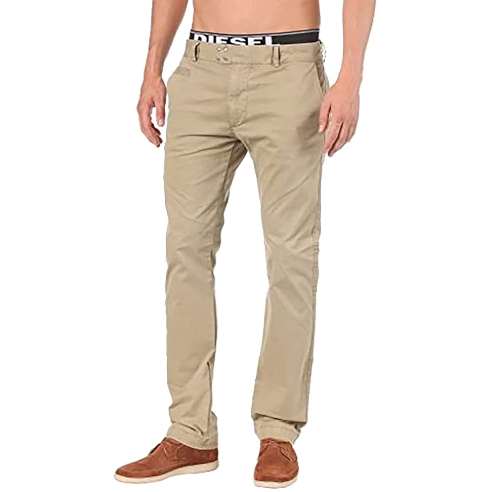 Diesel Men's Chi-Tight Trouser Yellow Pants 00Hvw