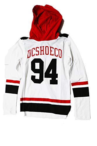 DC Men's DCShoeCo 94 Hoodie (White, L)