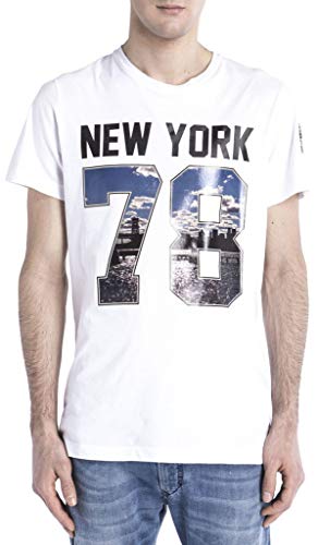Diesel Mens So 14 T New York T Shirt White XXS