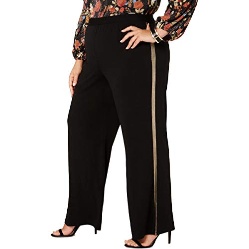 Plus Size Metallic-Stripe Pants, Plus Size & Petite Plus Size