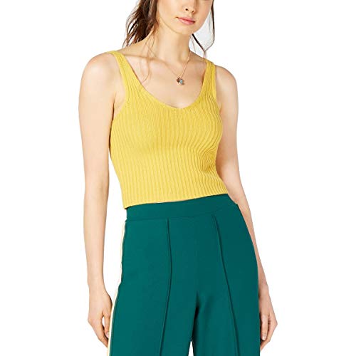 Ribbed-Knit Cropped Tank Top