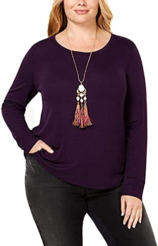 I.N.C. Plus Size Ribbed Shirttail Top
