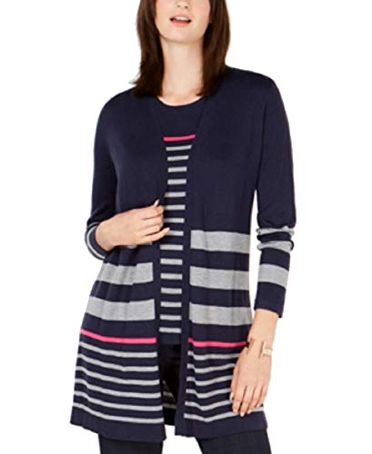 Petite Striped Cardigan