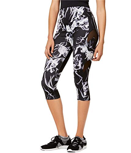 Juniors' Mesh-Inset Cropped Leggings