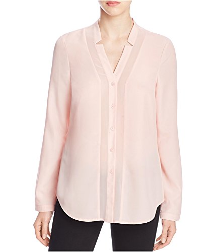 Finity Womens Sheer Long Sleeves Casual Top