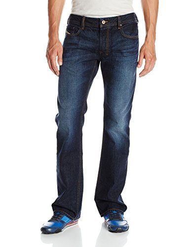 Diesel Men's Zatiny Slim Micro-Bootcut Jean 0RUS5, Denim, 36x32, Denim, 36x32