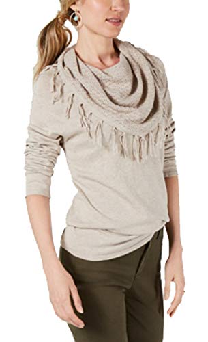 Style & Co. Petite Cowl Neck Sweater (Hammock Heather, PM)