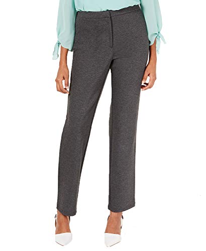 Melange Ponte-Knit Pants
