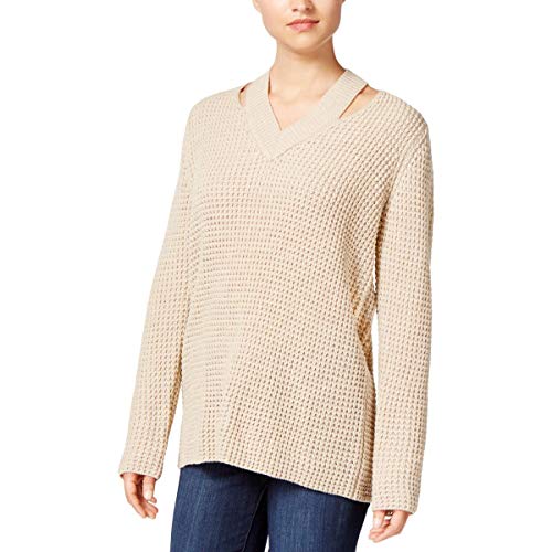 Hooked Up By Iot Juniors Cutout Collar Sweater