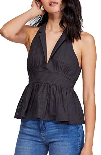 Free People Born To Be Yours Cotton Peplum Top