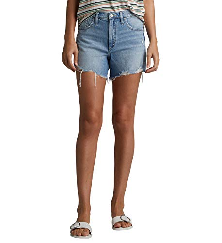 Distressed Frisco Denim Shorts