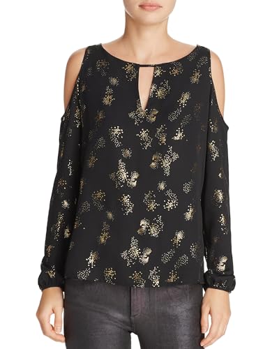Cooper & Ella Leslie Cold-Shoulder Strap-Detail Top
