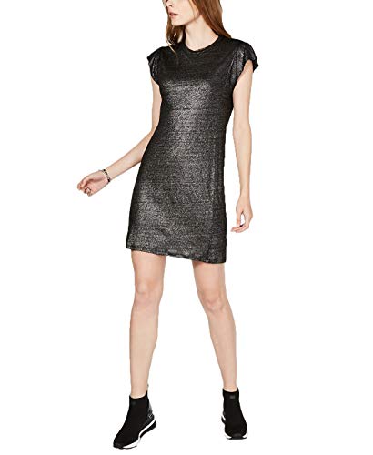 Michael Michael Kors Linen Ruffle Sleeve Dress