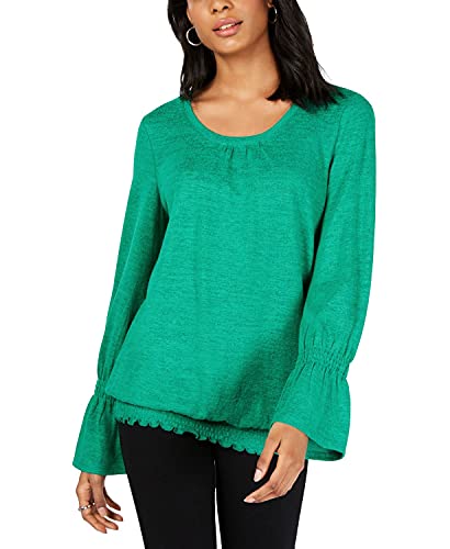Smocked-Hem Top
