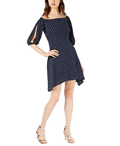 Printed Off-The-Shoulder Dress