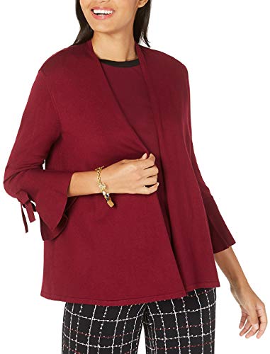 Petite Tie-Sleeve Cardigan