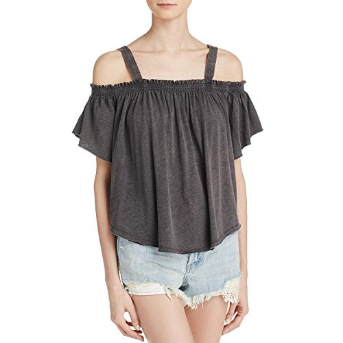 We The Free Womens Ruffled Off-The-Shoulder Casual Top