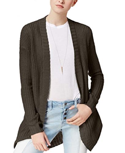 Juniors' Open-Front Cardigan