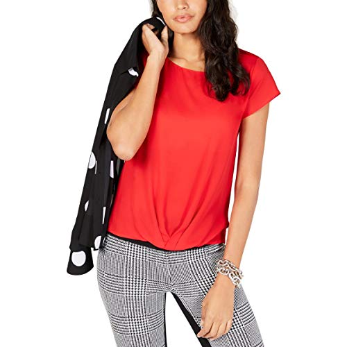 INC Draped-Hem Top