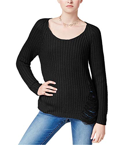 Juniors' Ripped Sweater