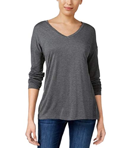 V-Neck Drop-Shoulder Top