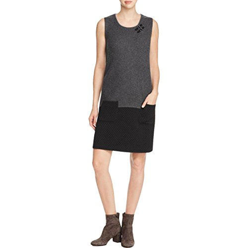 Finity Sleeveless Wool & Quilted Tunic Dress