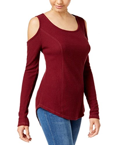 Juniors' Cold-Shoulder Thermal Top