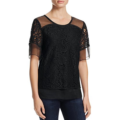 Finity Lace Short Sleeve Top