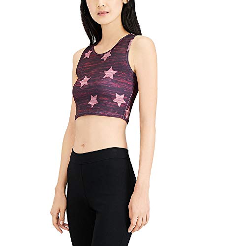 Juniors' Star-Print Sports Bra