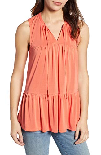 Sandwash Ruffle Sleeveless Top