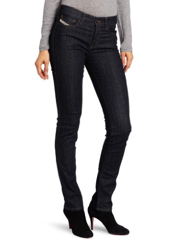 Diesel Women's Straitzee Regular Slim Straight Leg Jean 0881K, Denim, 24