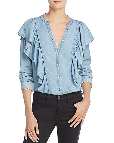 Paige Chambray Farren Top