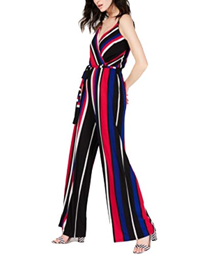 INC Petite Striped Jumpsuit