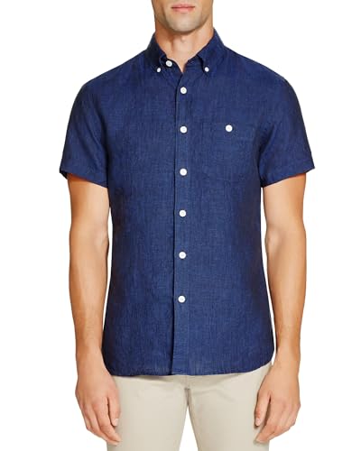 Linen Regular Fit Button-Down Shirt