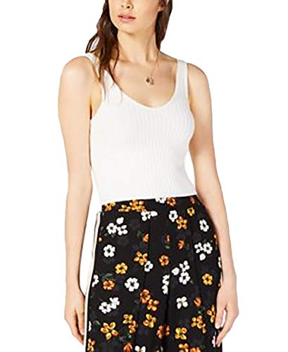 Ribbed-Knit Cropped Tank Top