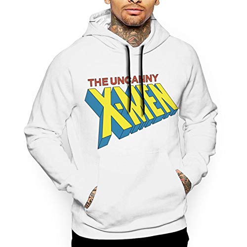 X-Mens Men'S Graphic Hooded Sweatshirt Fashion Urban Hip Hop Pullover