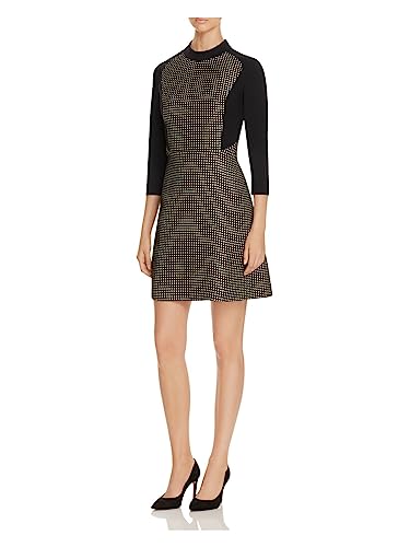 Finity Womens Textured Metallic Party Dress