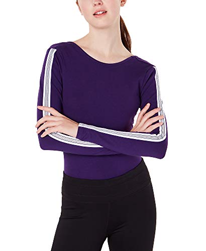 Active Juniors' Sporty Striped Bodysuit