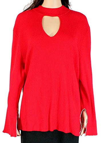 I.N.C. Plus Size Keyhole Rhinestone-Trim Top