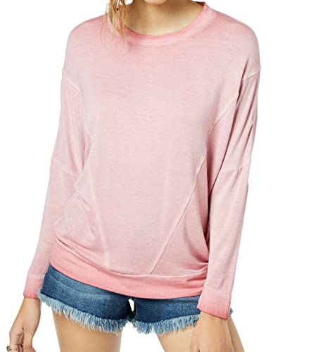 Juniors' Weathered-Wash Pullover Sweatshirt