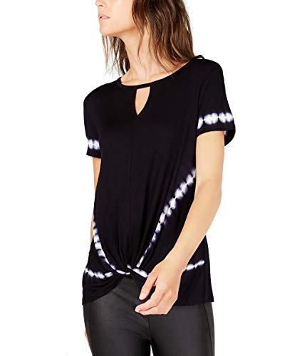 INC Twist-Front Tie-Dye Top