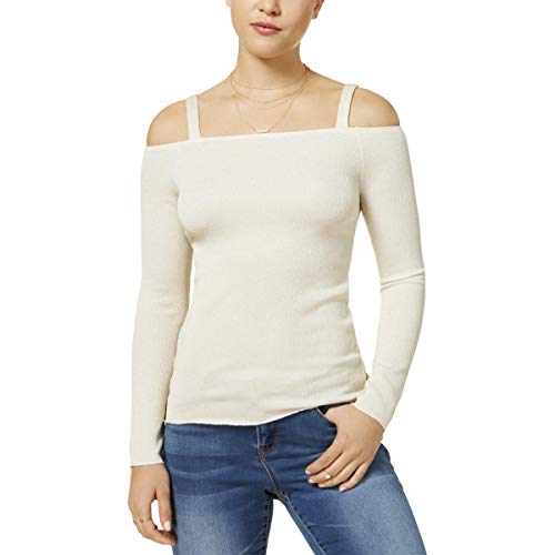 Juniors' Shine Off-The-Shoulder Sweater