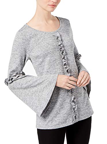 Ruffled Bell-Sleeve Top