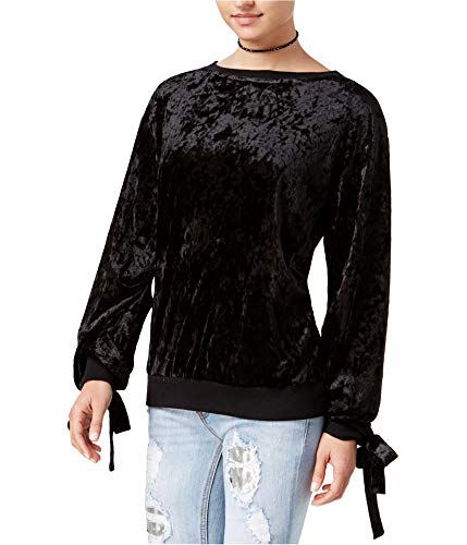 Juniors' Velvet Sweatshirt