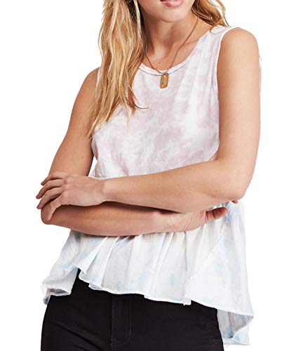 Free People Tie Dye Anytime Tank Top, Barely There Combo M
