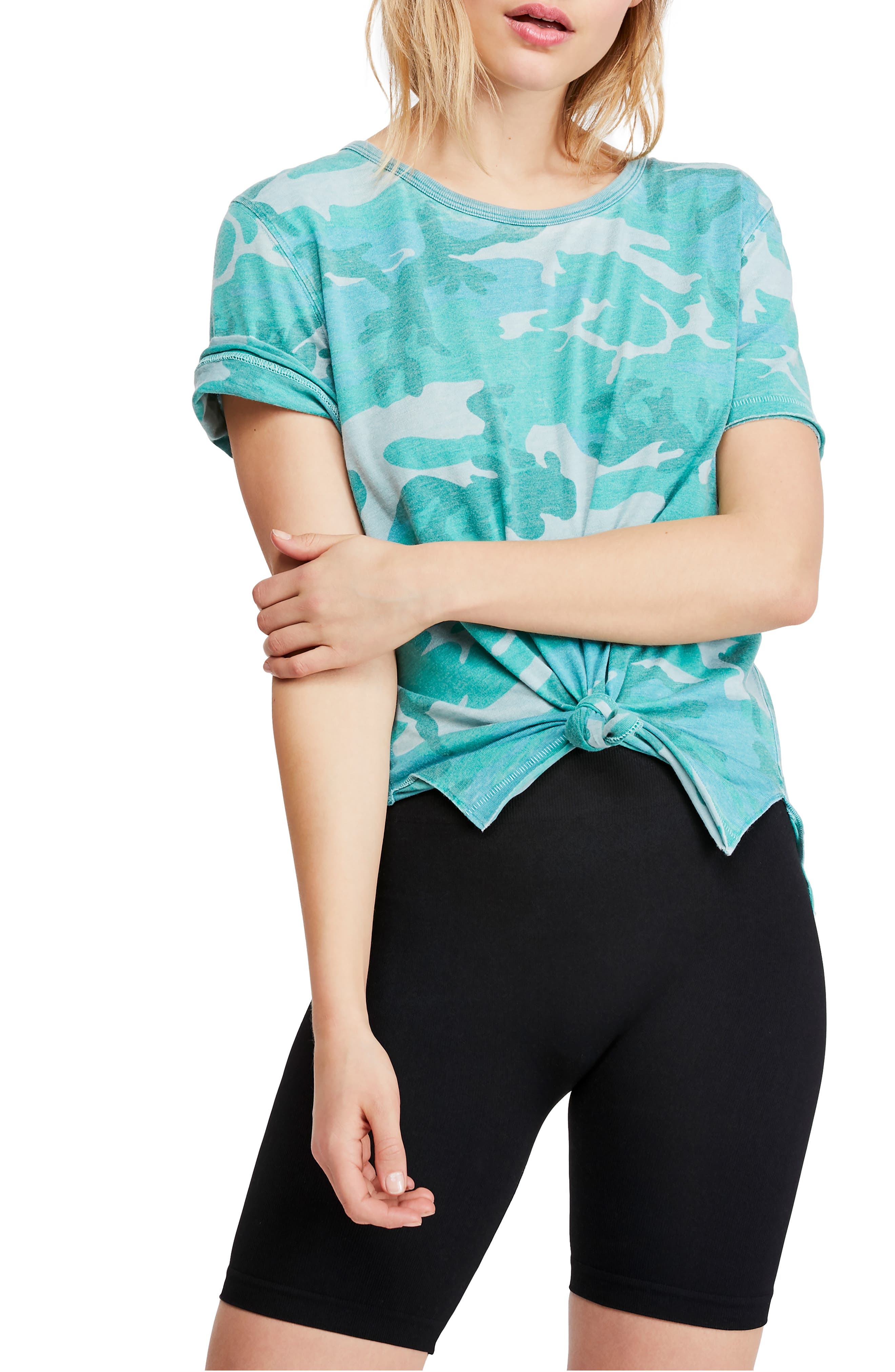 Free People Tourist Printed T-Shirt