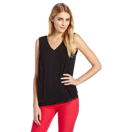 Diesel Women's T-Leka Top, Black, Small
