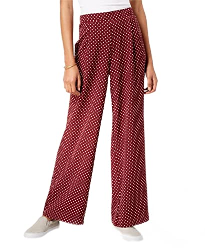 by Ikeddi Juniors' Polka-Dot Wide-Leg Pants