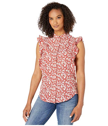 Lauren Ralph Lauren Women's Sleeveless Floral Crepe Top